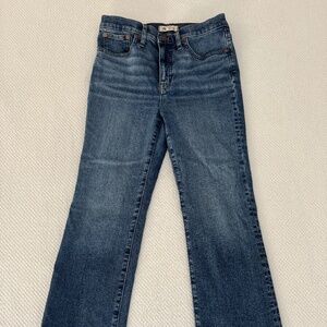 Madewell Cali Demi-Boot cropped jeans, size 28